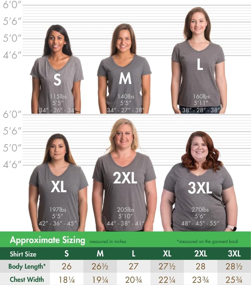 Army Women'S V-Neck | U.S. Military Infantry Sleeve Flag Female Soldier T-Shirt Wife Mom Top