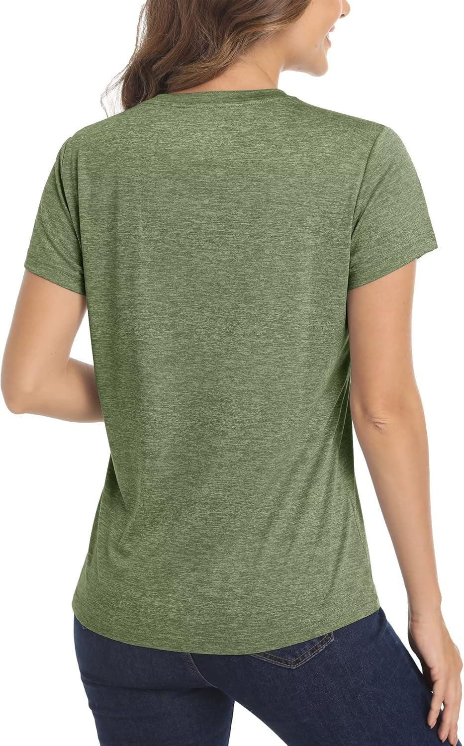 Women'S Short Sleeve Quick Dry T-Shirts Wicking Moisture Workout Athletic Running Shirts