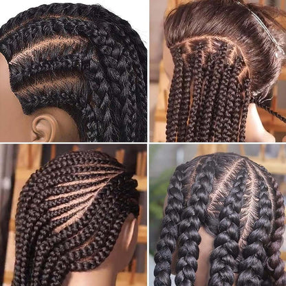 16" Mannequin Head Human Hair with 100% Real Hair Cosmetology Mannequin Doll Head for Hairdresser Practice Braiding Hairstyling with Free Table Clamp Stand (16 Inch)