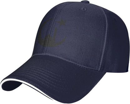 Funny-Muslim-Islam-Arabic-Islamic-Religious Allah God Be Gifts Navy Blue Baseball Cap Men Women Dad Hat Baseball Hats - WORLD TIME VISITS