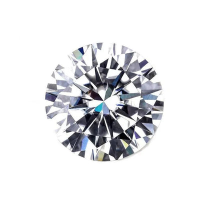 Round Brilliant Cut 1.0Ct Carat 6.5Mm E F Color Moissanites Loose Stone Ring Jewelry Bracelet Material High Quality