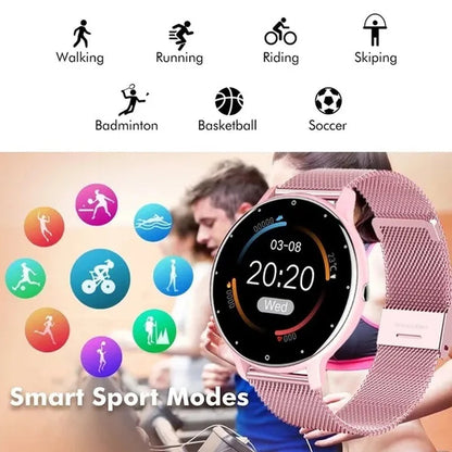 LIGE Smart Watch Women Full Touch Screen Sport Fitness Watch IP67 Waterproof Bluetooth For Android ios smartwatch Men