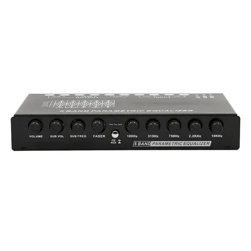 Car Audio Equalizer Amplifier Adjustable Hz EQ Car Amplifier Graphic Equalizer with CD AUX Input 5 or 7 Band Equalizer Amplificador