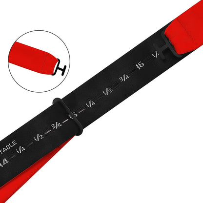 Mens Solid Color Bowties Self Tie Bow Tie Handkerchief for Men Satin Bowtie Pocket Square Set
