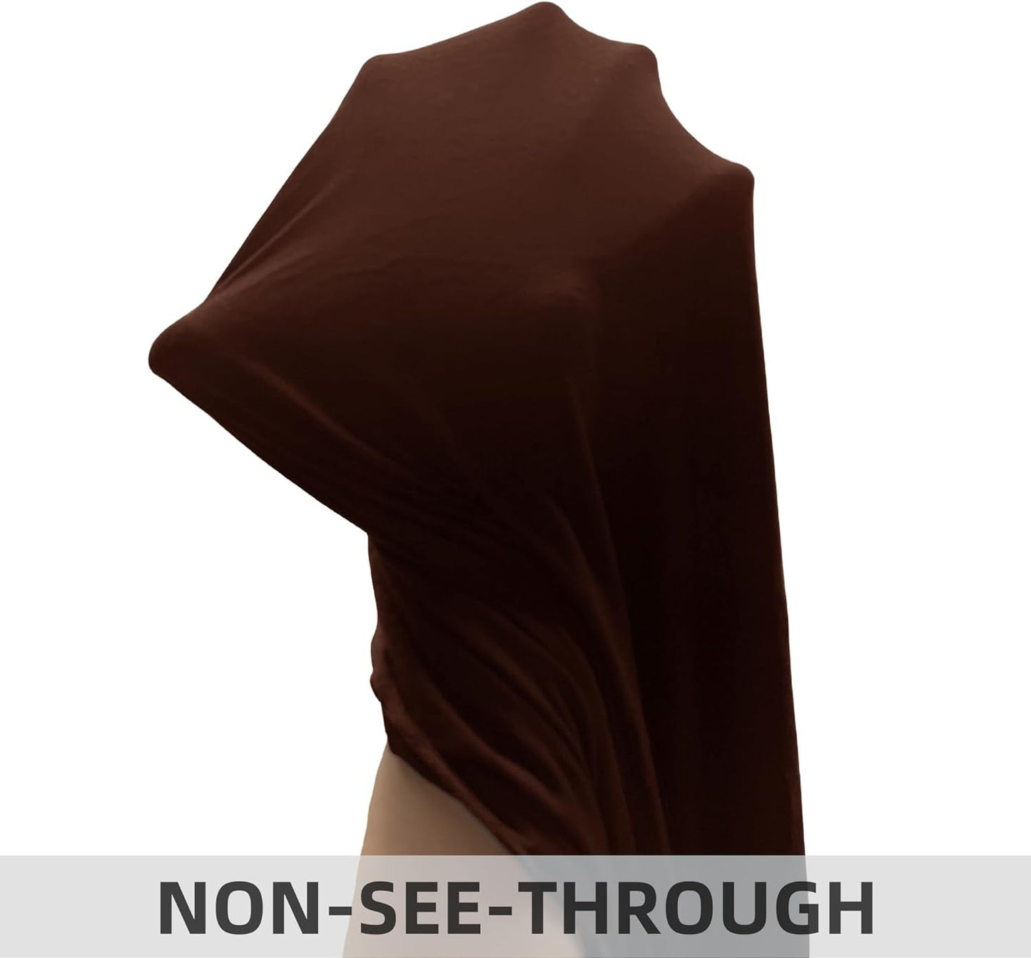 Non-See-Through Premium Jersey Maxi Hijab Head Scarf Wrap for Muslim Women