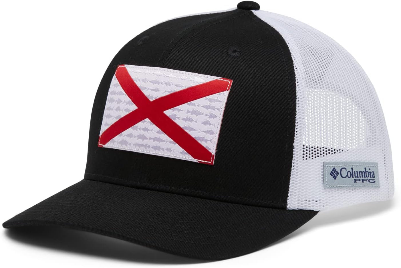 Unisex-Adult Pfg Fish Flag Mesh Snap Back