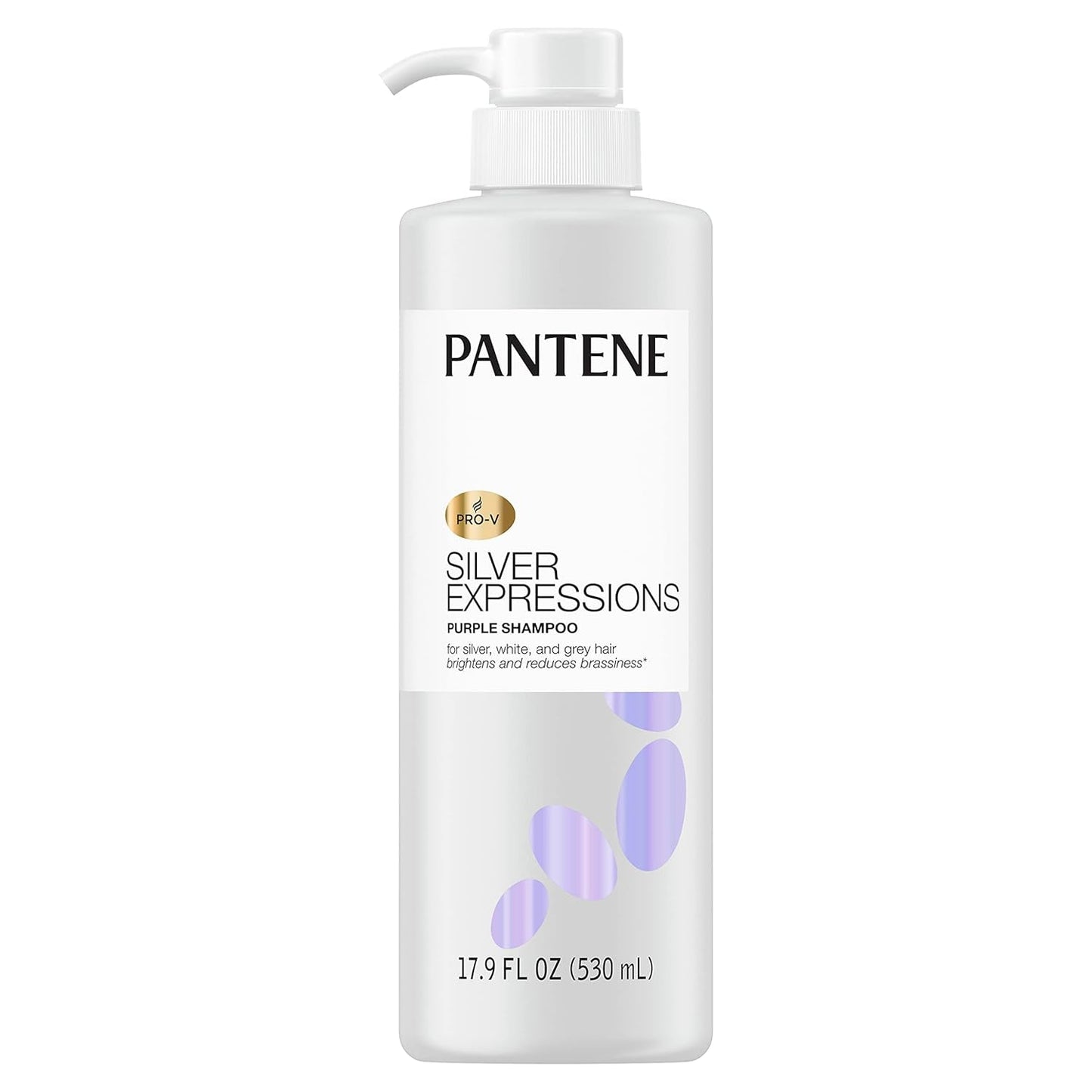 Silver Expressions, Purple Shampoo and Hair Toner, Pro-V for Grey and Color Treated Hair, Lotus Flowers, 17.9 Fl Oz