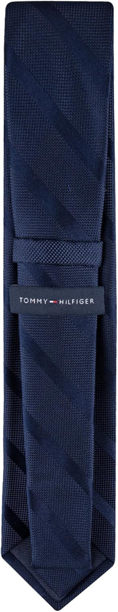 Men'S Classic Solid Textured Stripe Tie