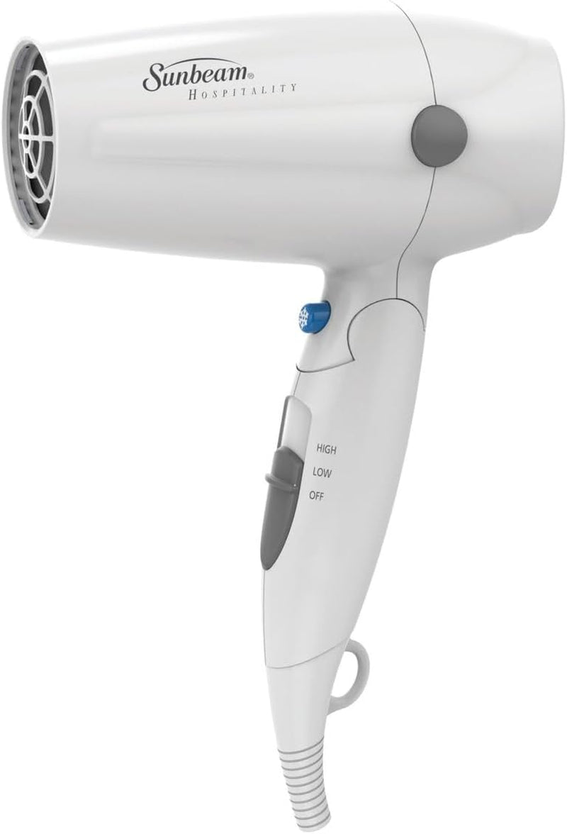 HD3005-001 White Folding Hand Held 2-Speed Hair Dryer - WORLD TIME VISITS