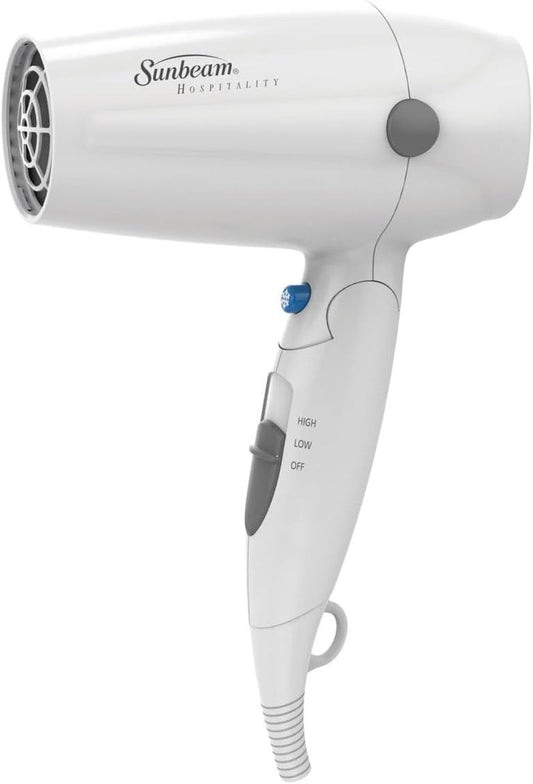 HD3005-001 White Folding Hand Held 2-Speed Hair Dryer - WORLD TIME VISITS