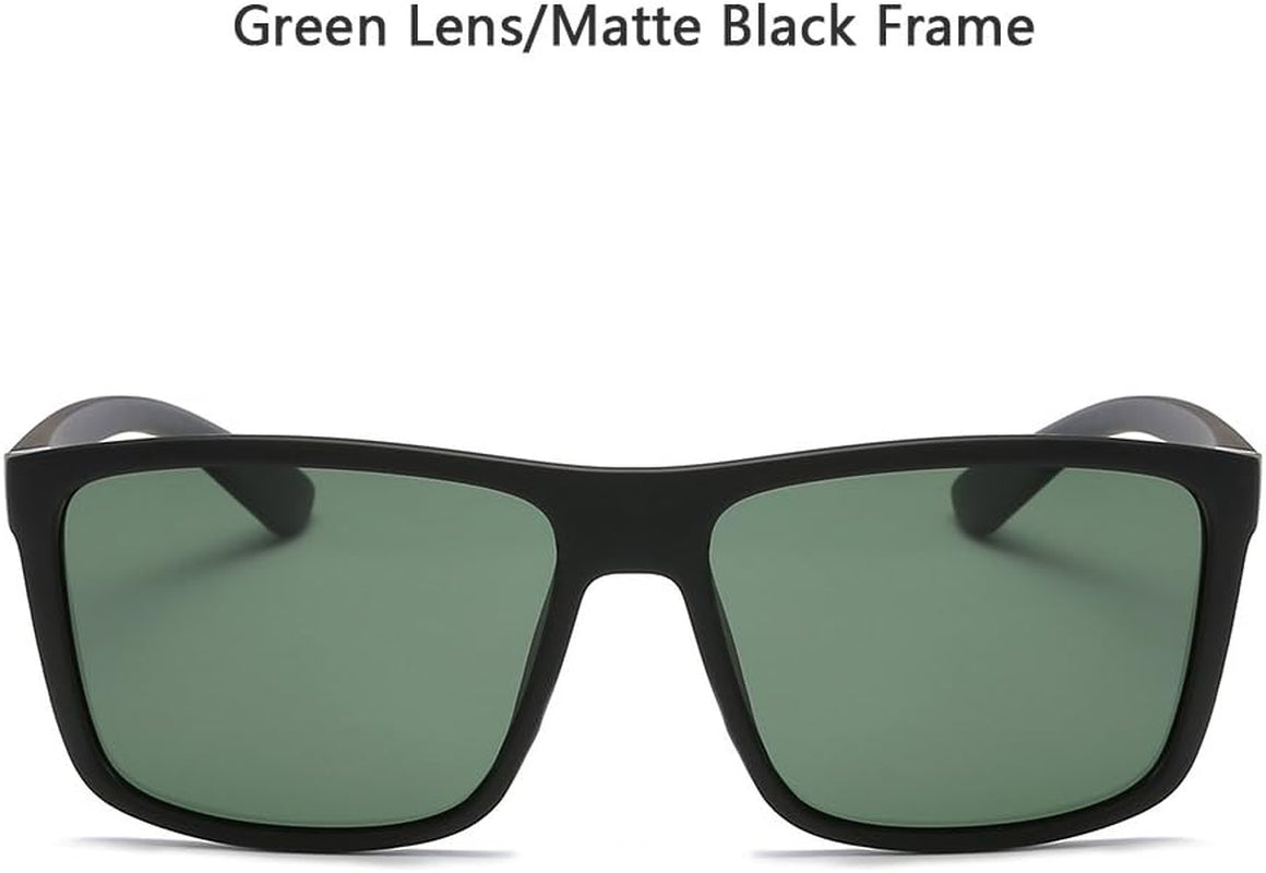 Polarized Sunglasses for Men Driving Mens Sunglasses Rectangular Vintage Sun Glasses for Men/Women