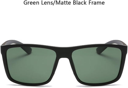 Polarized Sunglasses for Men Driving Mens Sunglasses Rectangular Vintage Sun Glasses for Men/Women