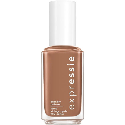 Expr Nail Polish, Quick-Dry Brown Nail Polish, Power Moves, Vegan, Never Skip a Beat, 0.33 Fl Oz