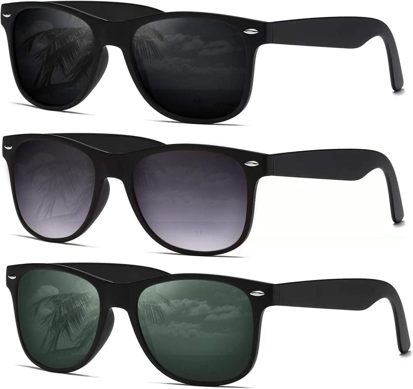 Sunglasses Men Polarized Sunglasses for Womens Trendy Retro Mirror Lens for Driving Fishing UV400 Protection