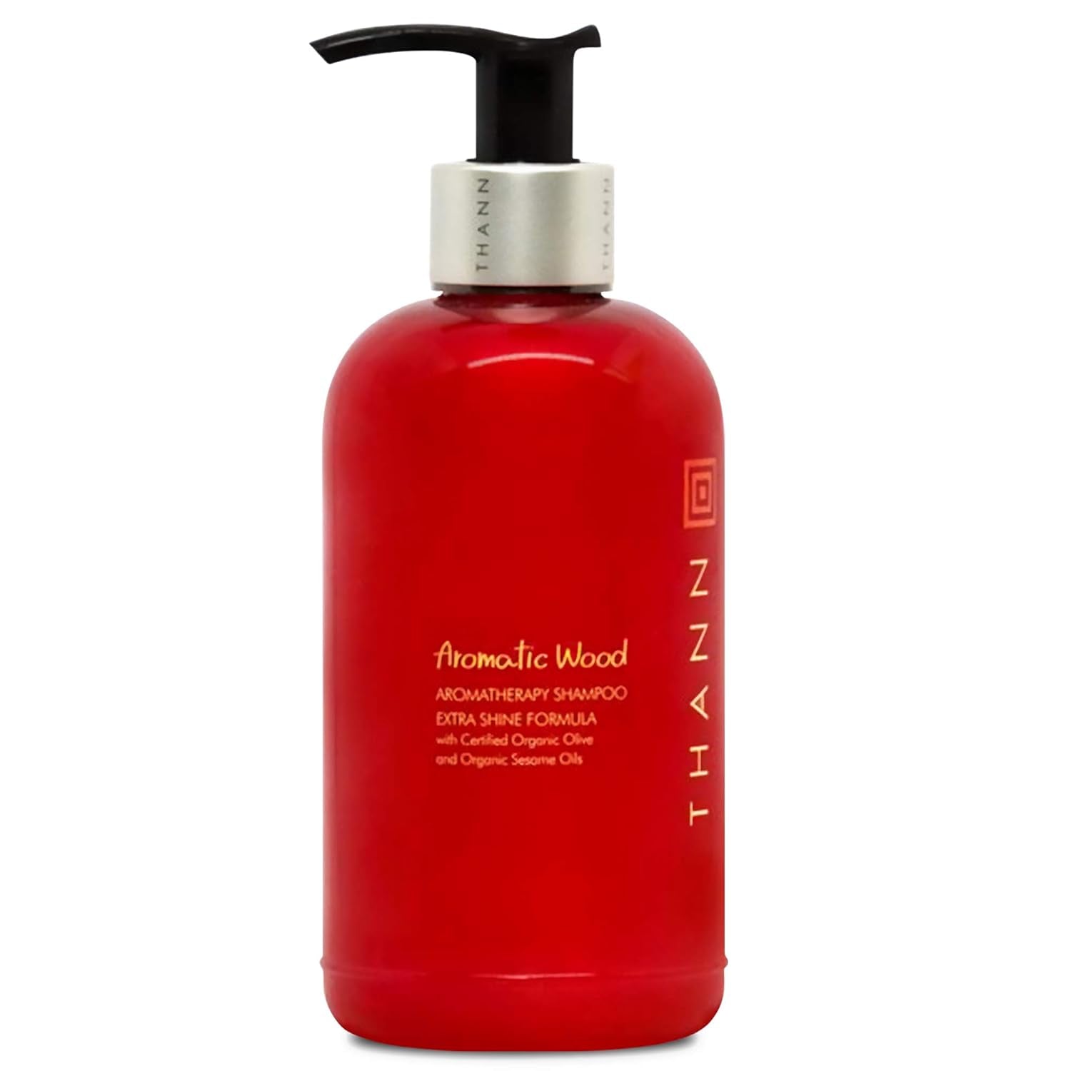 Aromatic Wood Aromatherapy Hair Shampoo for Men and Women - Extra Shine Shampoo with Organic Olive Oil & Sesame Oil, Silicone & Paraben Free, Fresh Citrus Scent, 250 ML (8.5 Fl Oz) - WORLD TIME VISITS