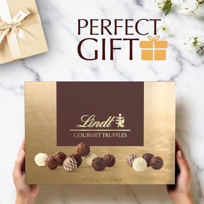 Gourmet Chocolate Truffles Gift Box, Easter Chocolate Candy, 26 Count, 14.7 Oz. Box