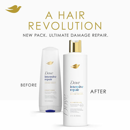 Deep Hair Conditioner, 4 Ct for Dry Hair, Intensive Repair, 12 Oz