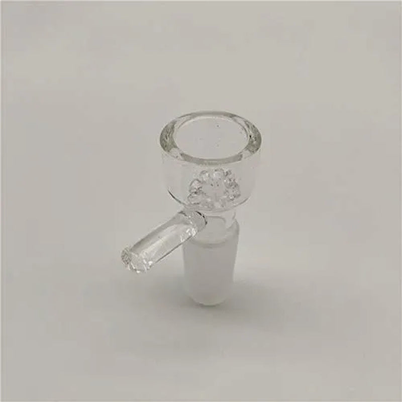 Men'S Glass Bowl Piece Snowflake Diamond Glass Bowl Pipe Bowl Hay Tobacco Glass Waterpipe Folk Rig Smoking Accessories