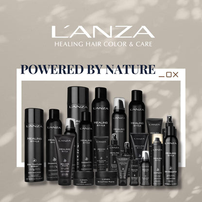 L'ANZA Healing Style Mega Gel with Strong Hold Effect, Nourishes and Refreshes the Hair While Styling, with Keratin, Alcohol-Free Formula, and UV Rays Protection to Prevent Damage (6.8 Fl Oz)