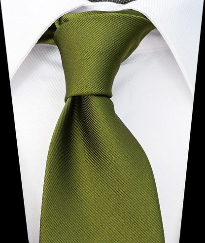Extra Long Solid Tie for Men Big and Tall, 63 or 70 Inch XL Plain Ties