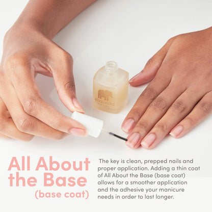 "All about the Base - Coat Nail Polish - Long-Lasting Ridge Filler Base Coat - Nail Care That Helps Smooth & Fill Natural Nails (0.45 Fl Oz)