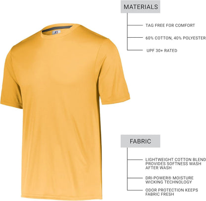 Men'S Short Sleeve Performance T-Shirt - WORLD TIME VISITS