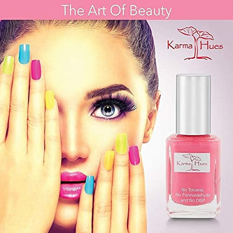 Natural Nail Polish-Non-Toxic Nail Art, Vegan and Cruelty-Free Nail Paint (Beachy Chic)