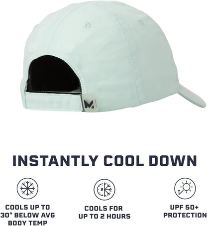 Cooling UPF Performance Hat - Unisex One Size Cap for Workouts, Golf & Running - Sweat & Water Activated Technology
