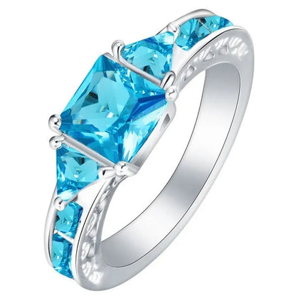 Women'S Fashion Ring Bride Engagement Wedding Ring Jewelry Size 5 6 7 8 9 10 11