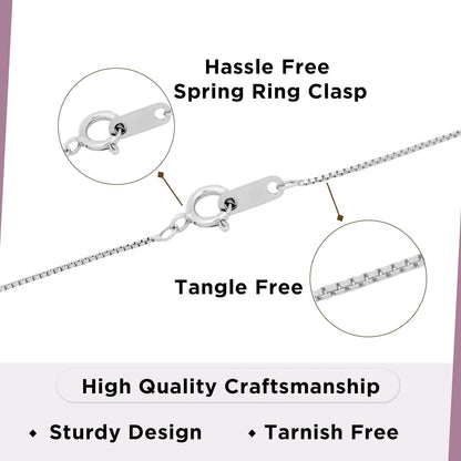 Cross Pendant Necklace in Sterling Silver with Oval Shape Created Opal or Created Ruby or Created Pink Sapphire and round Created White Sapphire, 18” Box Chain