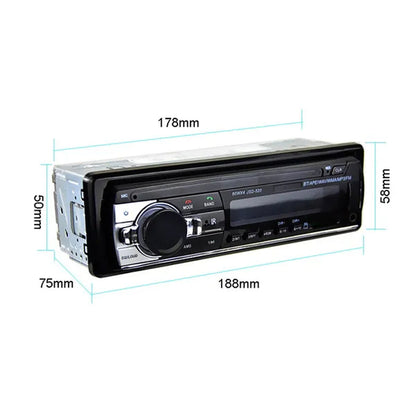 1DIN In-Dash Car Radio Stereo Remote Control Digital Bluetooth Audio Music Stereo 12V Car Radio USB/SD/AUX-IN Mp3 Player