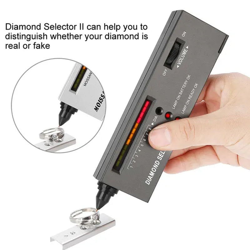 Jewerly Diamond Tester and Moissanite Tester, LED Diamond Detector Selector, Gems Stone Hardness Test Tool Diamond Testers