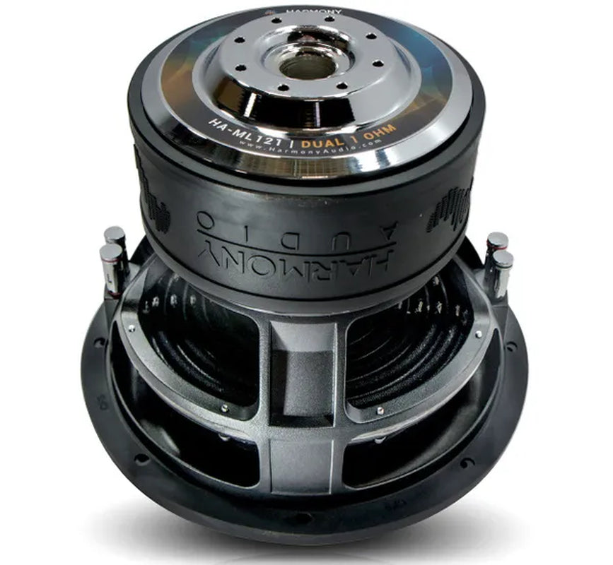 Harmony Audio HA-ML121 Monolith 12" Car Stereo Competition SPL Sub 3000W Dual 1 Ohm Subwoofer