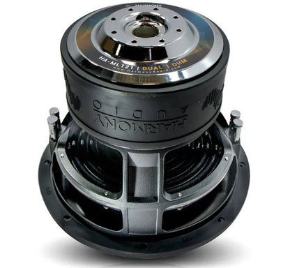 Harmony Audio HA-ML121 Monolith 12" Car Stereo Competition SPL Sub 3000W Dual 1 Ohm Subwoofer