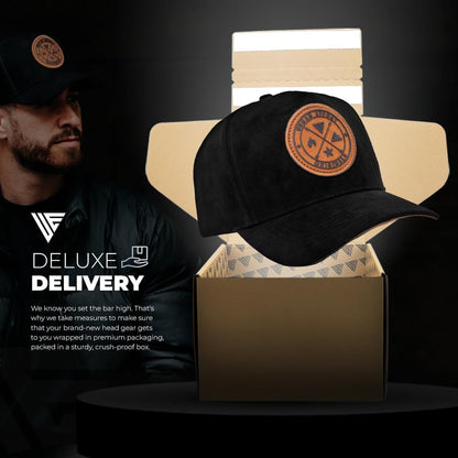 Mesh Back Cap - for Men and Women Baseball Hat 5-Panel Trucker Hat - Great Snapback Closure for Hunting & Hiking
