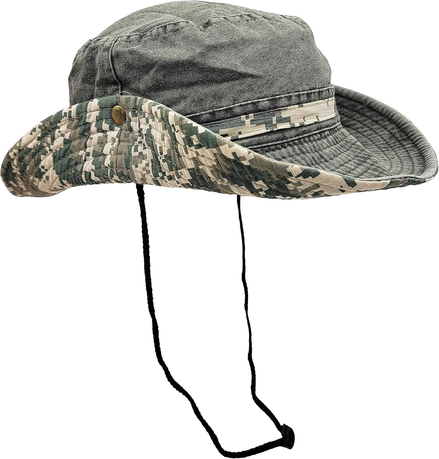 Outdoor Boonie Sun Hat for Hiking, Camping, Fishing, Operator Floppy Military Camo Summer Cap for Men or Women