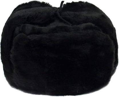 Russian Winter Hat Ushanka Black L (60)