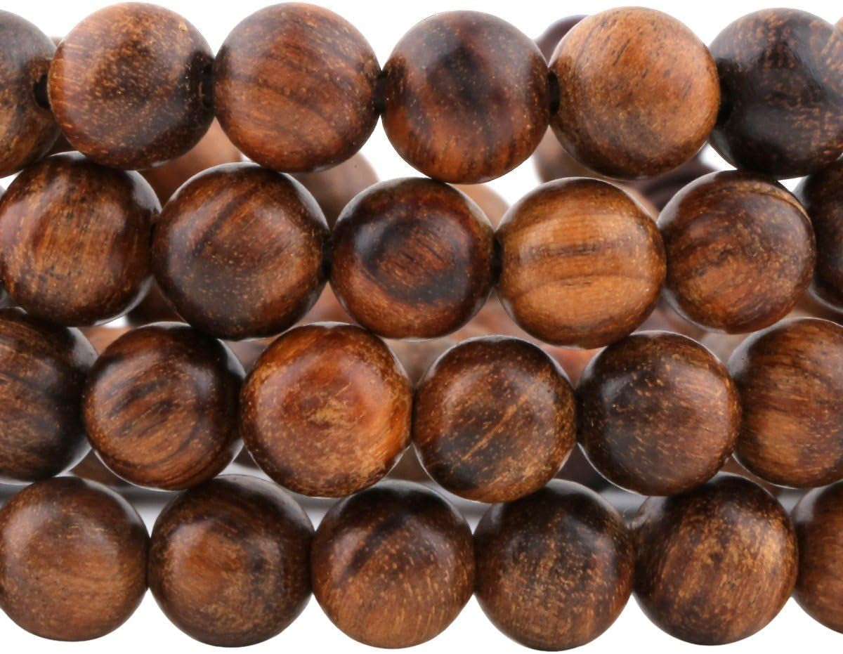 Tibetan Buddhist Mala Bracelet Natural Wood Beaded Prayer Bead for Meditation