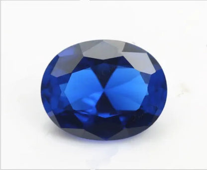 Blue Sapphire 1.75cts 6x8mm Oval Faceted Cut Shape AAAAA VVS Loose Gemstone