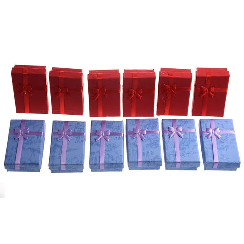 12PCS Luxury Gift Boxes Box for Pendant Bracelet Earring Necklace Ring
