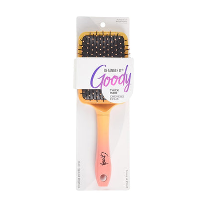 Dream Detangle It Paddle Brush, Detangler Brush with Flexible Bristles, Use as a Detangling Brush or Styling Brush to Tackle Tangles, Knots & Reduce Frizz, Brush for Thick Hair, Ombre - WORLD TIME VISITS
