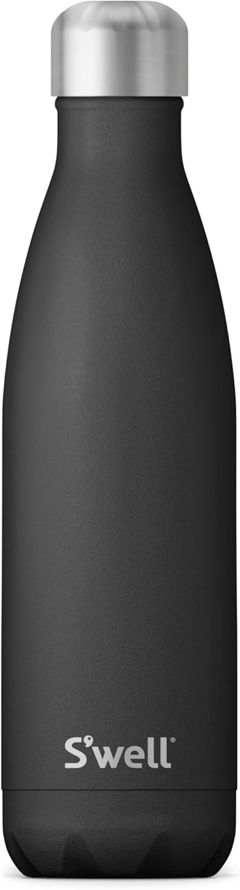 Stainless Steel Water Bottle, 17Oz, Onyx, Triple Layered Vacuum-Insulated Containers Keeps Drinks Cold for 36 Hours and Hot for 18, BPA Free, Perfect for on the Go - WORLD TIME VISITS