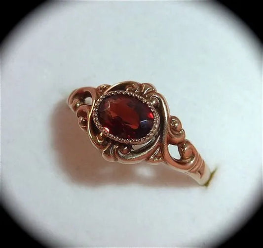 Dazzling Bridal Wedding Jewelry Luxury Ring Red Ruby Anniversary Gift Party Engagement Premium Jewelry Christmas Gift Ring Size 4 - 12 - WORLD TIME VISITS