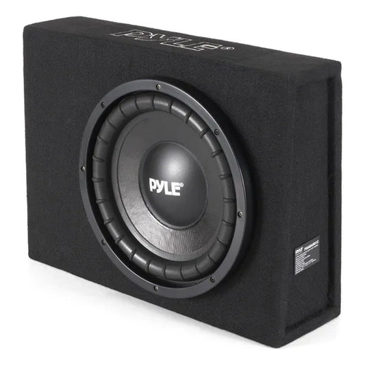 Pyle 12 in 600 Watt Mount Car Audio Subwoofer Box System Seal Design (Open Box)