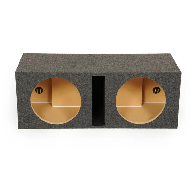 Q Power QBASS Dual 10 Inch Heavy Duty Car Audio Subwoofer Enclosure Box - WORLD TIME VISITS