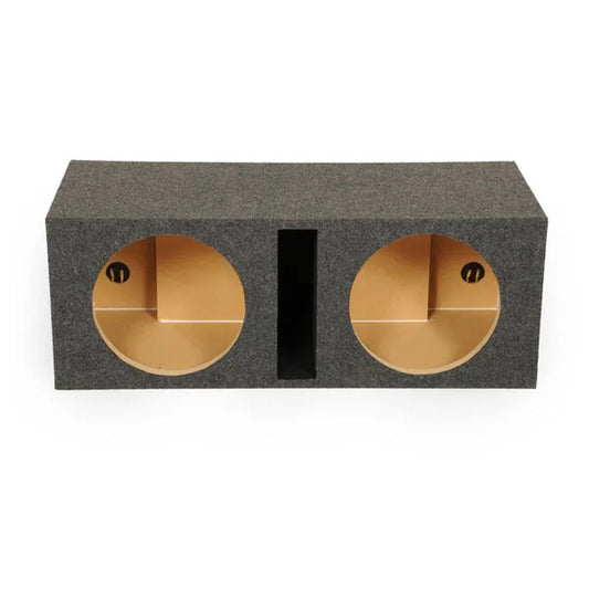 Q Power QBASS Dual 10 Inch Heavy Duty Car Audio Subwoofer Enclosure Box - WORLD TIME VISITS