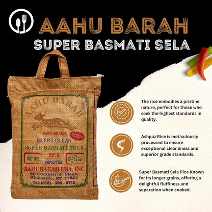 Basmati Sela Rice - Extra-Long Grain for Superior Culinary Delights 10Lb Pack
