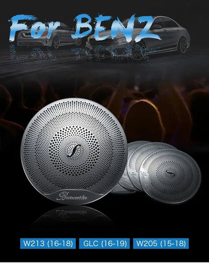 4PCS for Mercedes Benz W205 W213 Glc AMG Accessories for Mercedes GLC Benz W205 W213 Interior Trim Door Audio Speaker Cover
