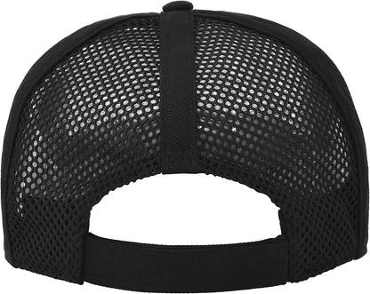 Men Mesh Trucker Baseball Cap Adjustable 6-Panel Hat Outdoor Sports Wear