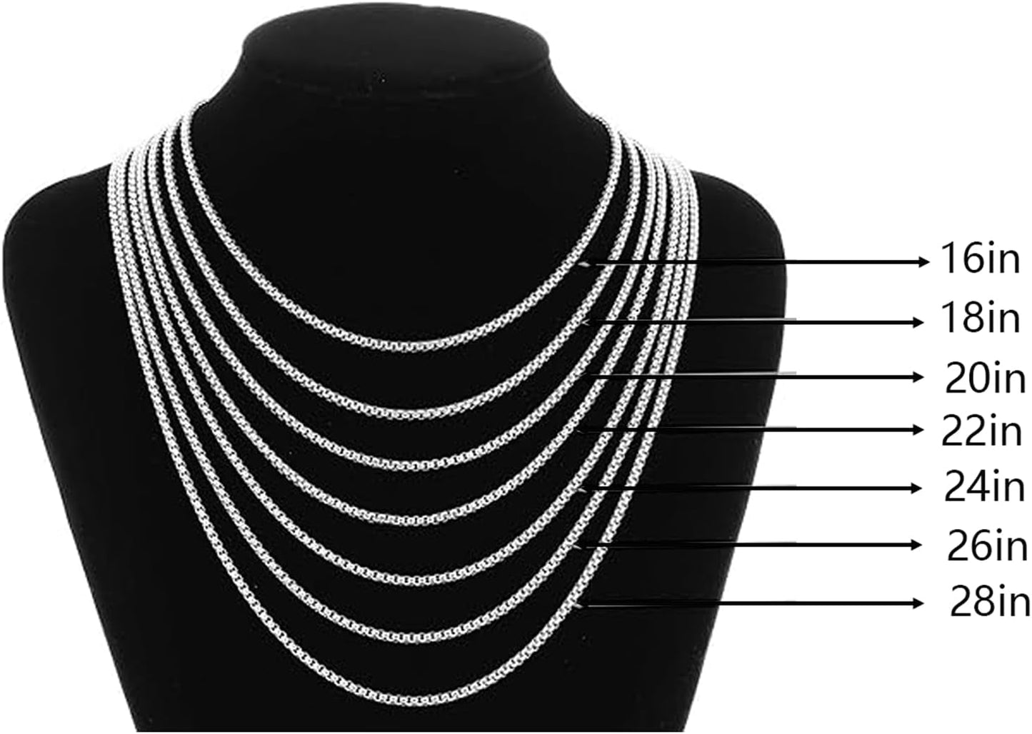 Cross Necklace for Men, Silver Cross Stainless Steel Pendant Necklace, Mens Cross Chain